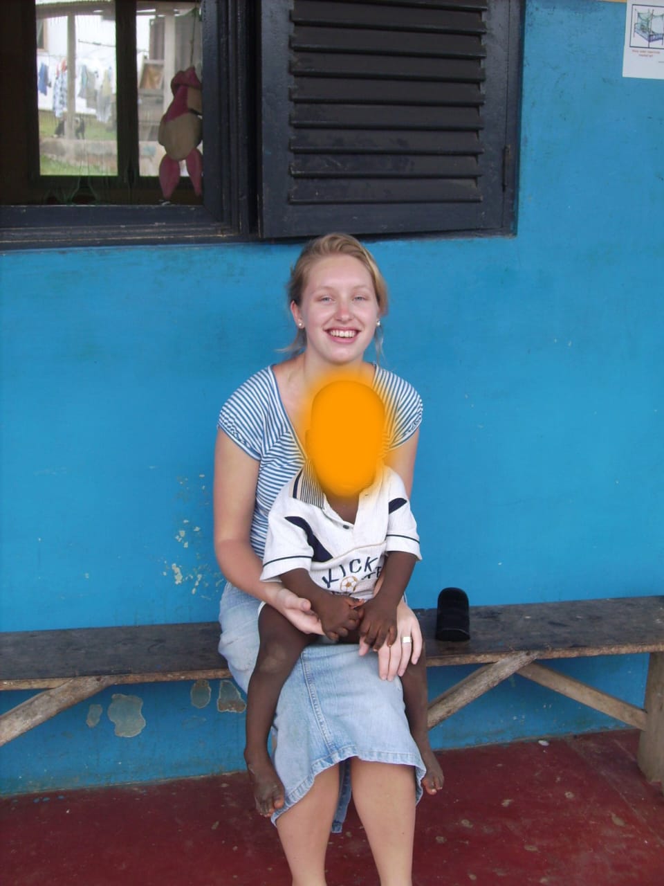 Volunteer with Child